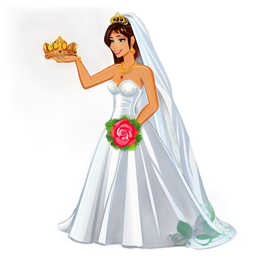 Download Bride With Tiara Png Mur46 | Wallpapers.com