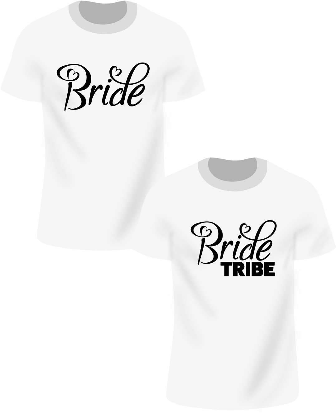 Brideand Bride Tribe T Shirts PNG