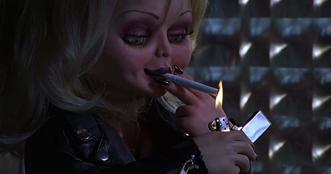 Bride Of Chucky Tenner Sigarett Bakgrunnsbildet