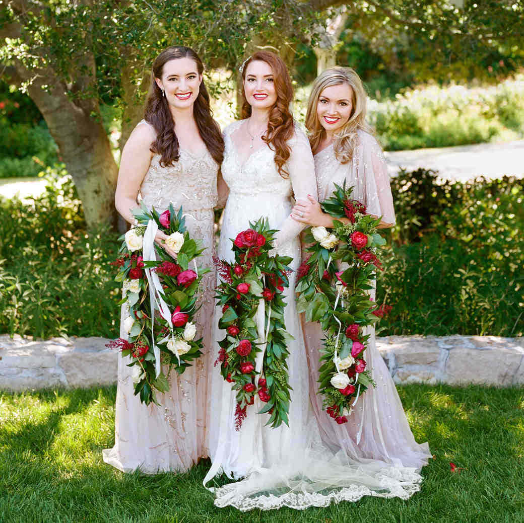 Three Smiling Bridesmaids Picture