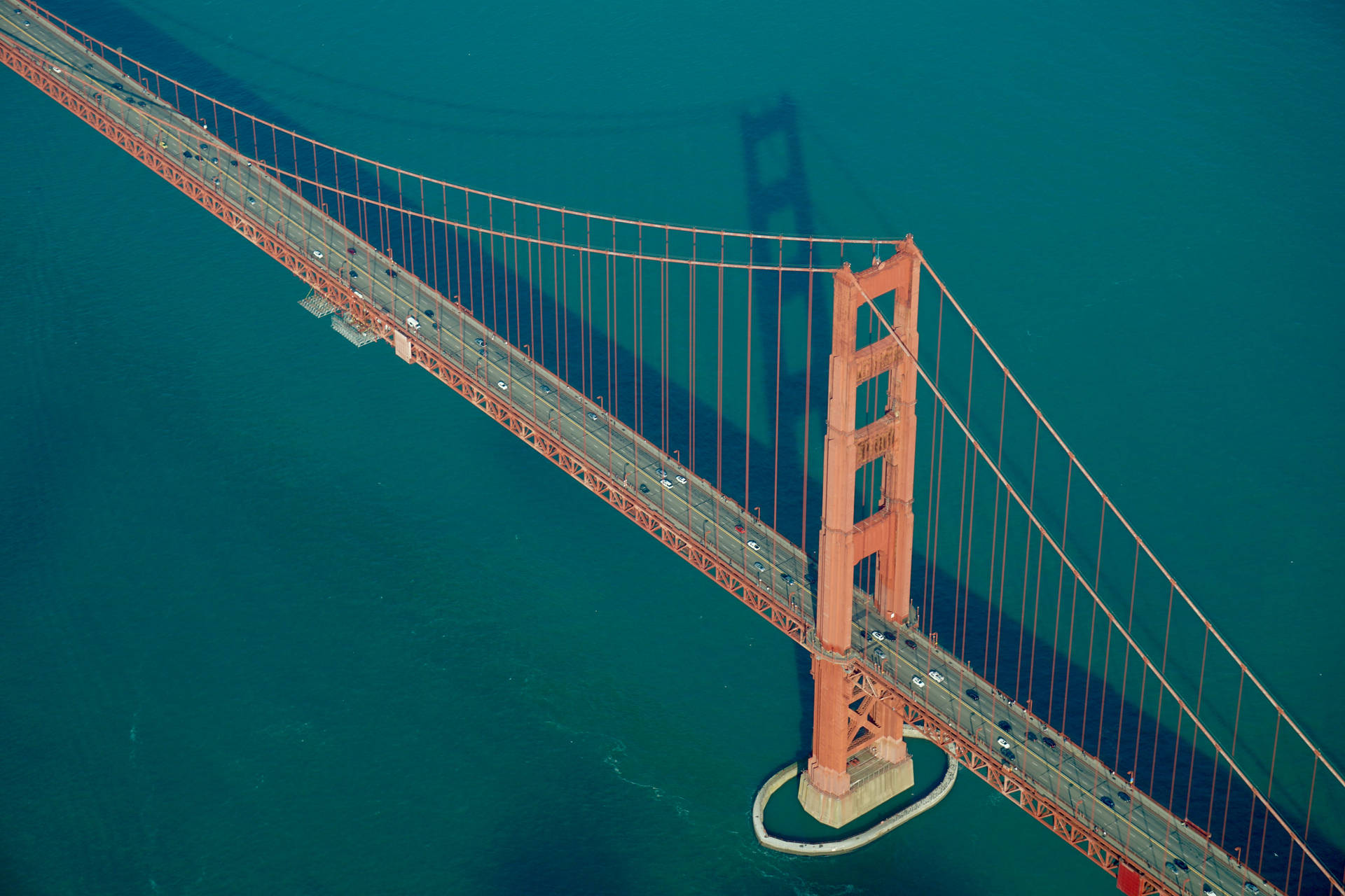 Bridge Aerial View San Francisco Photography Wallpaper