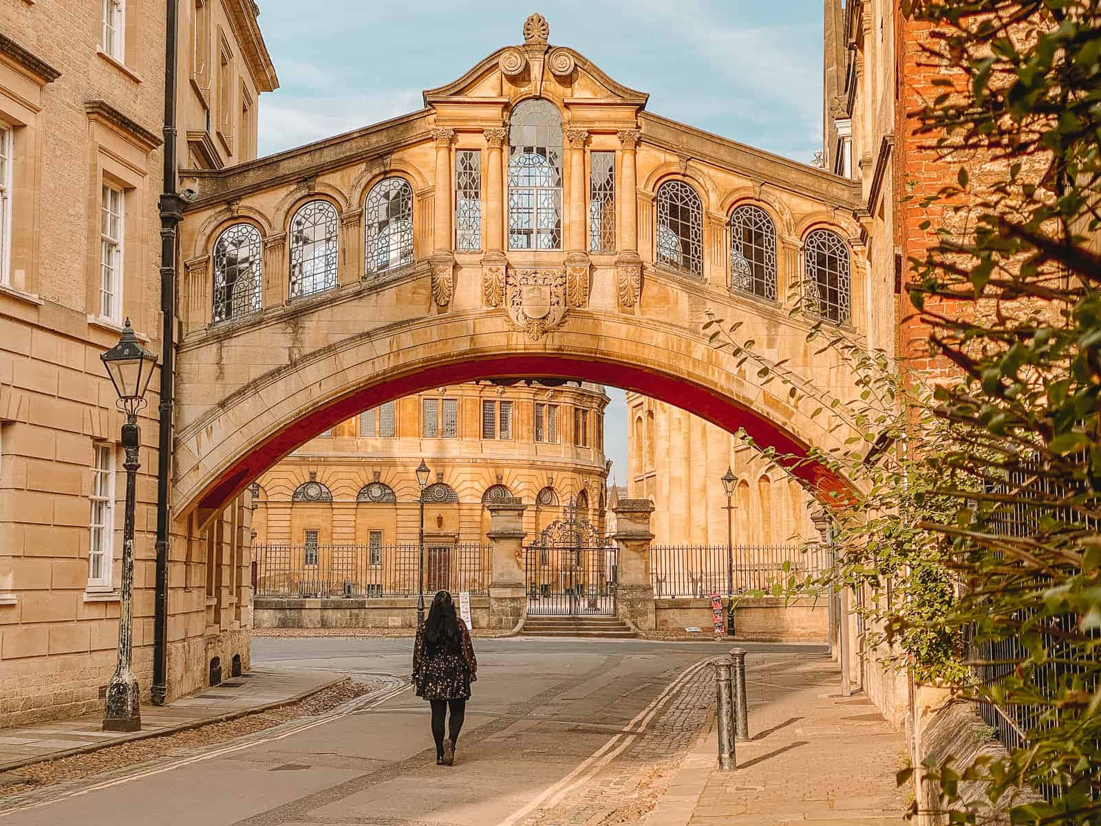 Pontedos Suspiros Pôr Do Sol Em Oxford Papel de Parede