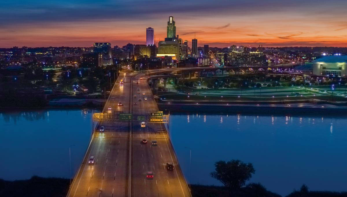 Bridge Over Missouri River Omaha Wallpaper