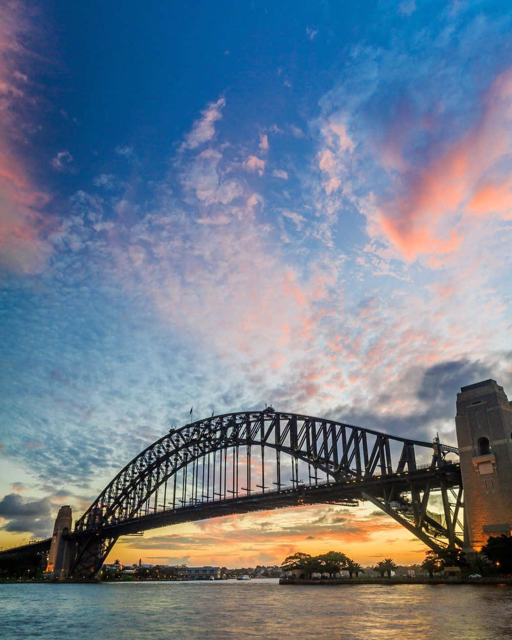 Magnificent view of the Sydney Harbour Bridge