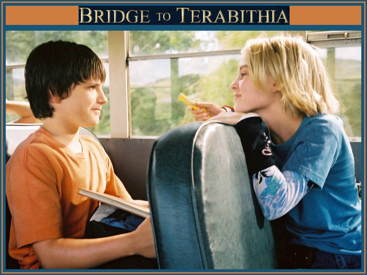 Bridge To Terabithia Student Jesse And Leslie Wallpaper