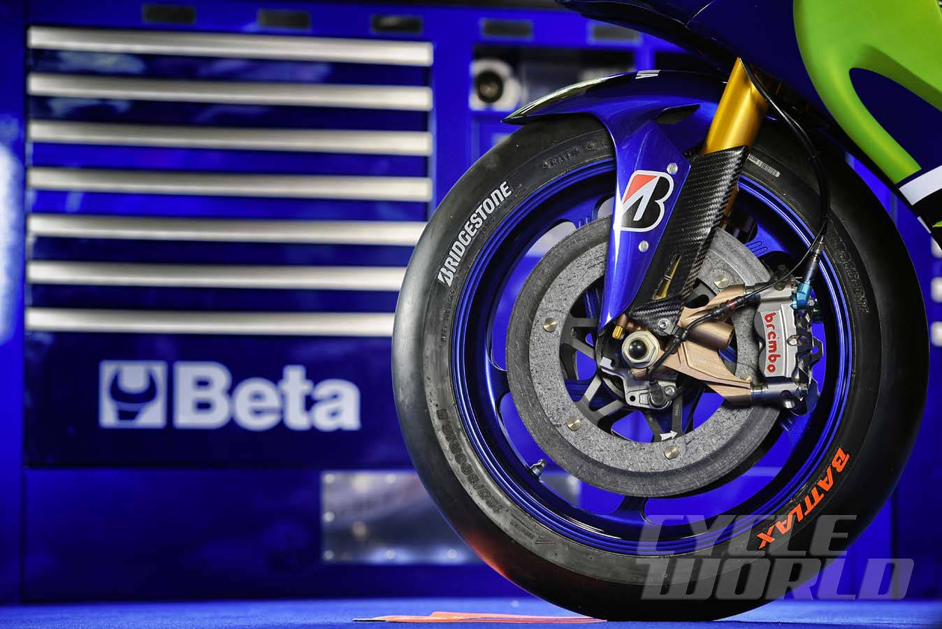 Motocicletabridgestone Yamaha Fondo de pantalla