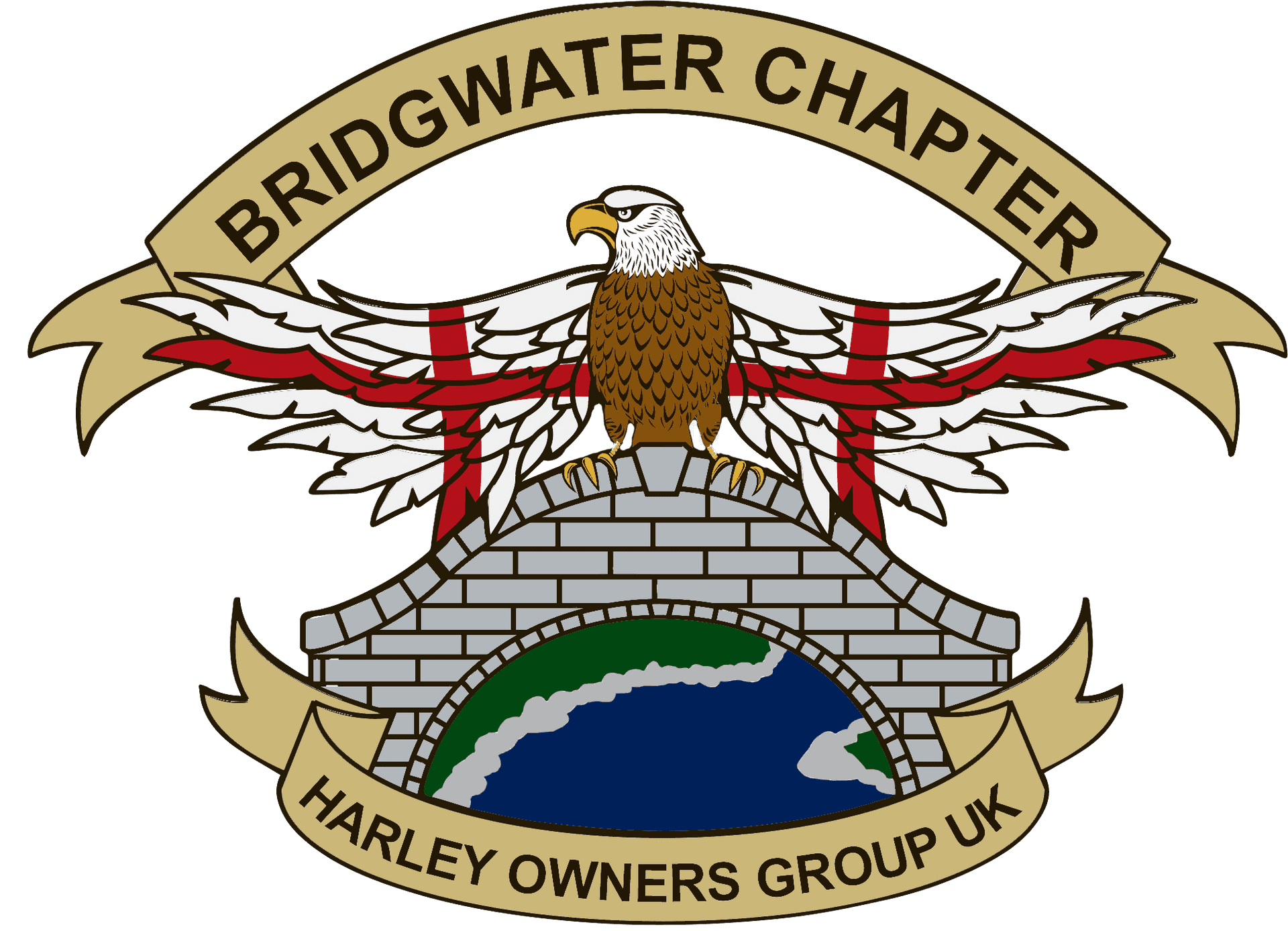 Bridgwater Chapter Harley Owners Group Emblem PNG