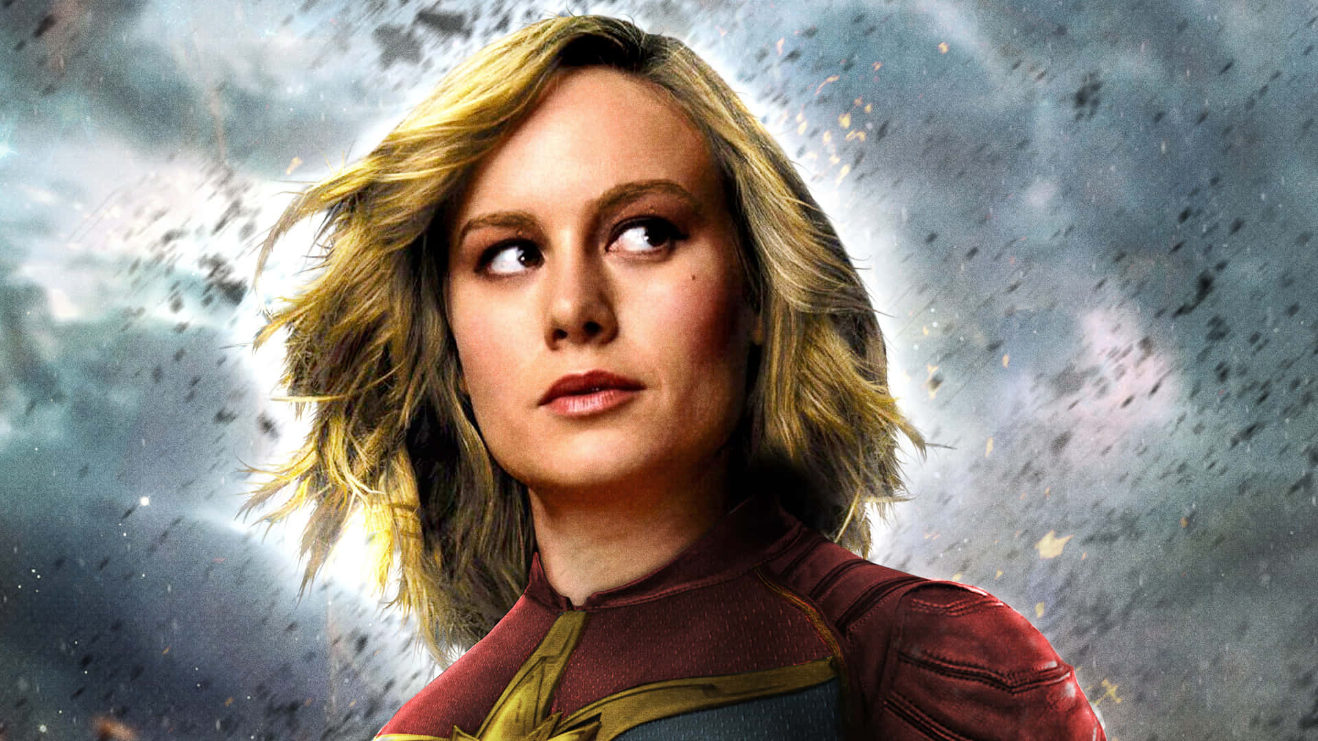 Captivating portrait of Brie Larson Wallpaper