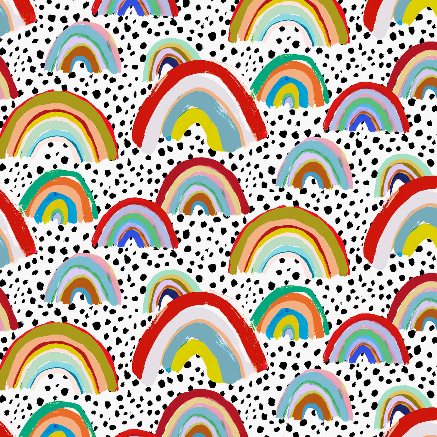 Bright And Beautiful Rainbow Background