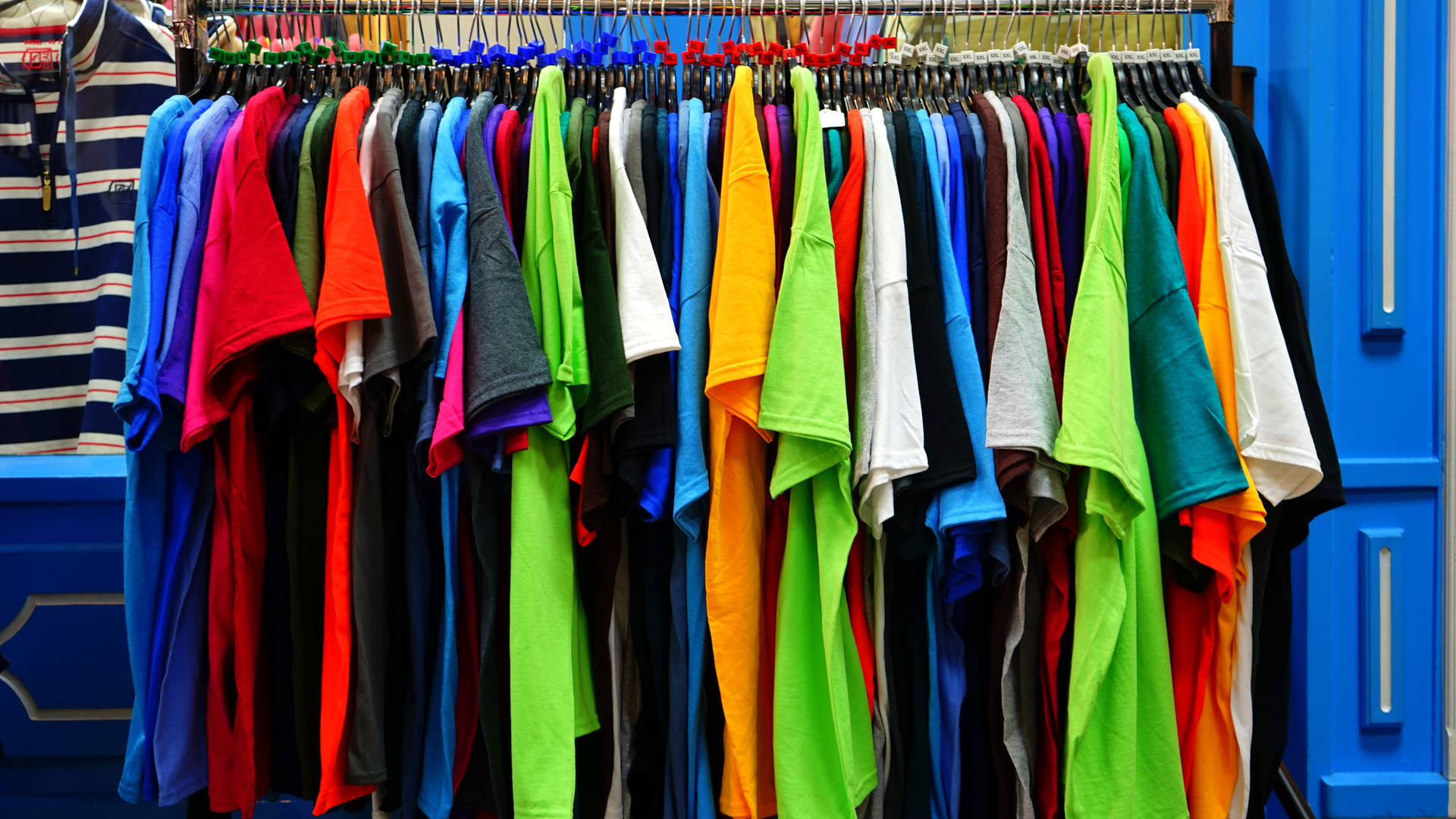 Bright And Colorful Clothes Background