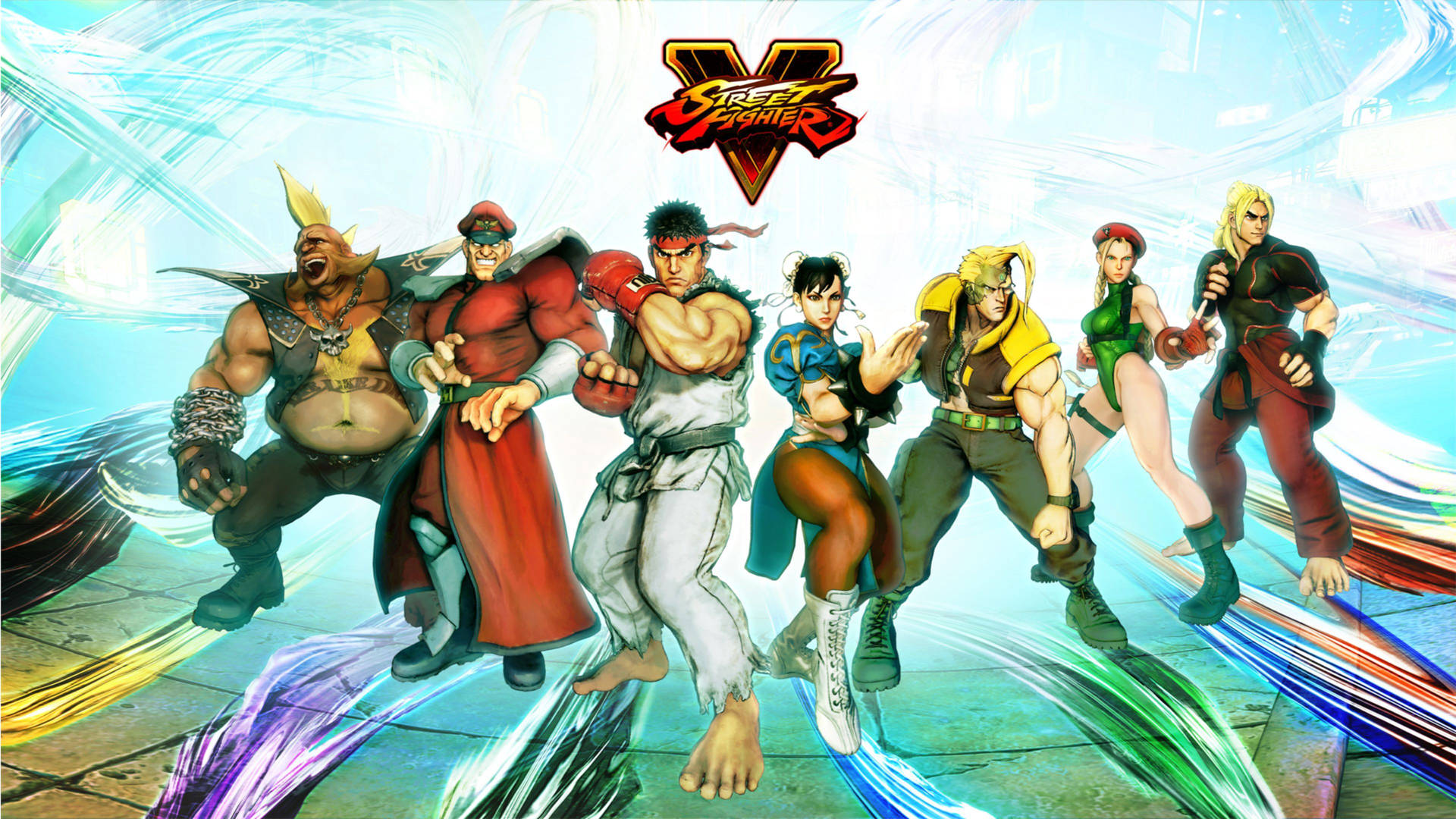 Bright And Colorful Street Fighter V