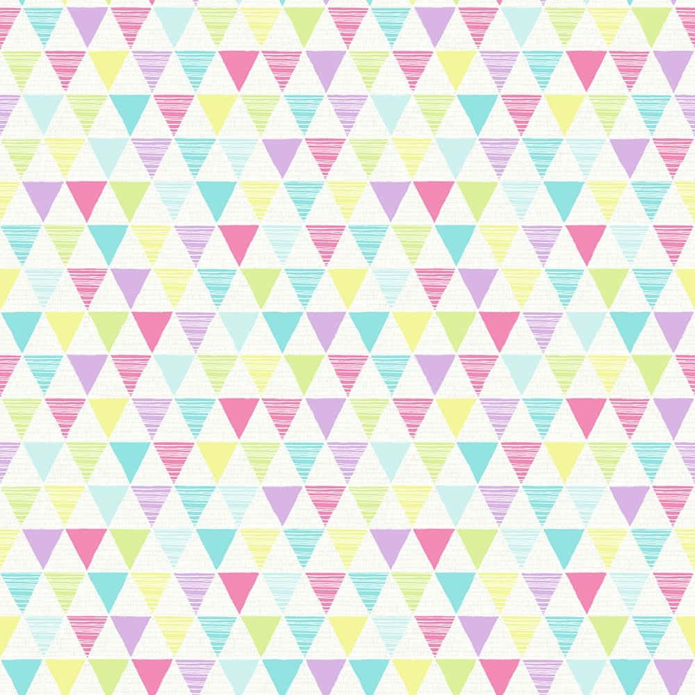 Bright Background Of Mini Triangles Pattern 1000 x 1000 Background