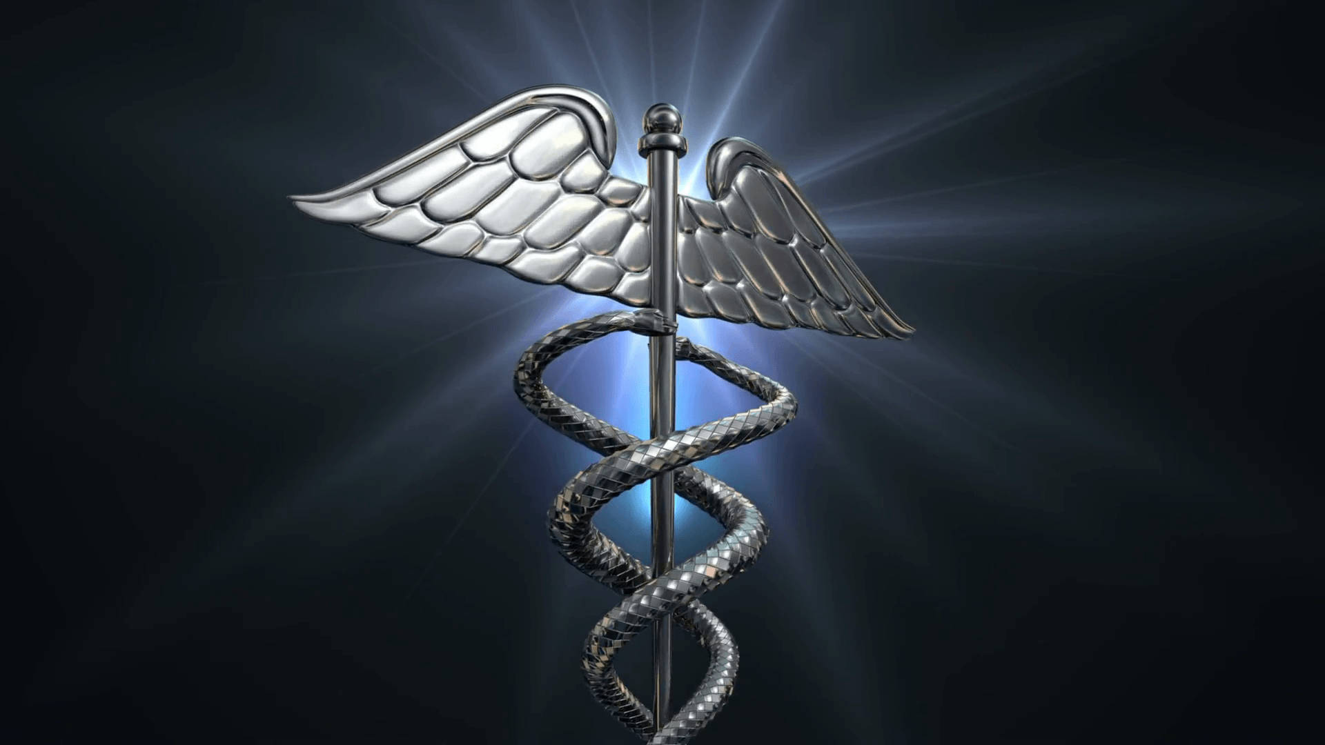 Strahlendesblau Für Medizinisches Personal Des Hermes Wallpaper
