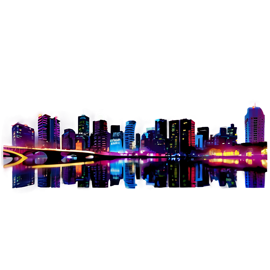 Bright City Nightlife Png Sup84 PNG