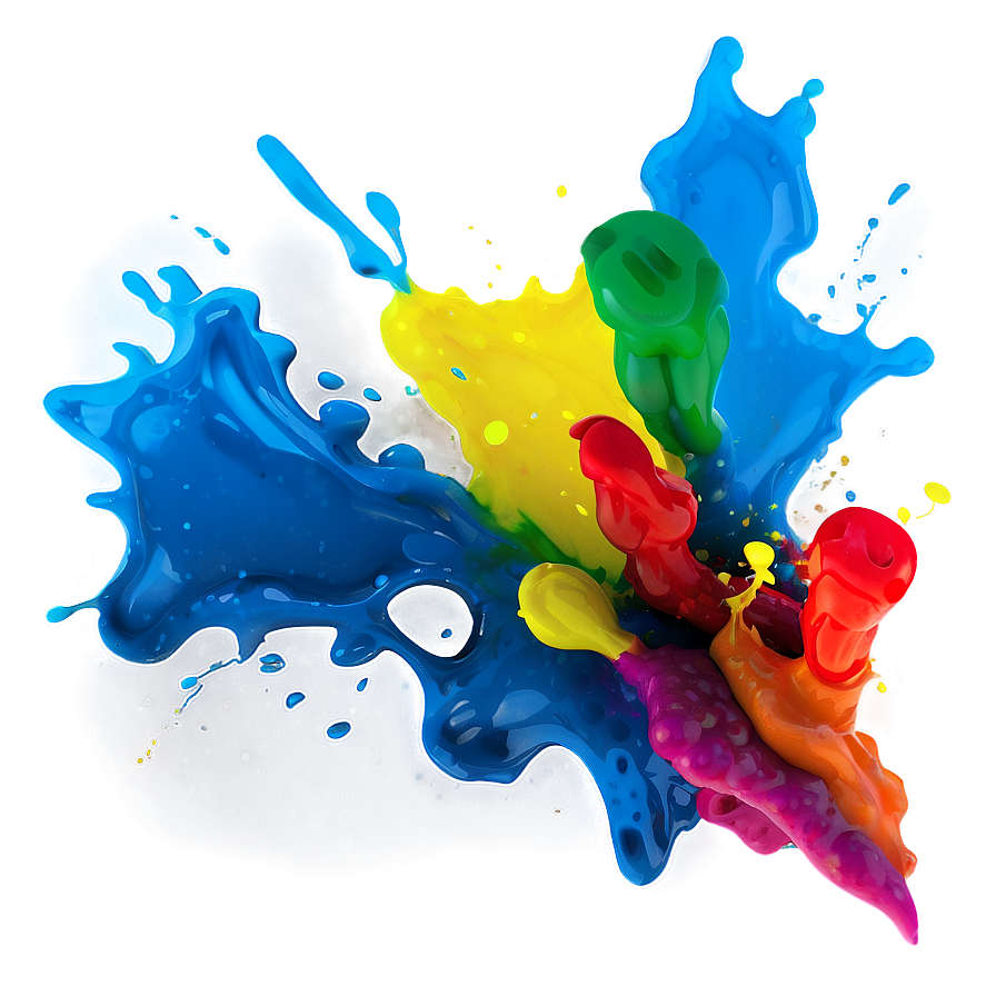 Bright Color Splash Png Lwj60 PNG
