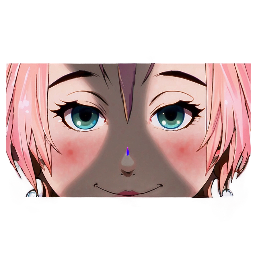 Download Bright Eyed Anime Blush Png Ksu28 | Wallpapers.com