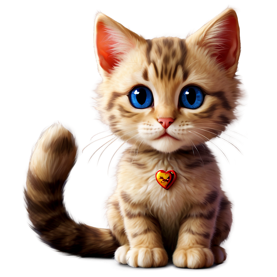 Bright-eyed Kitty Png 06242024 PNG