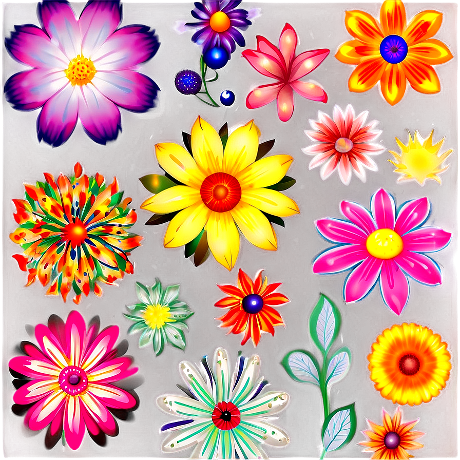 Bright Floral Pattern Png 22 PNG