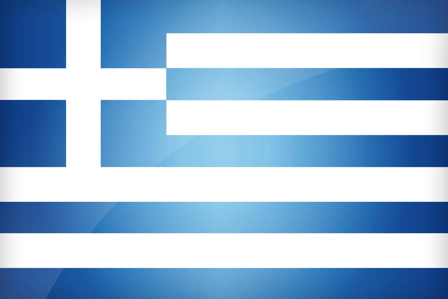 Lys Græsk Flag Kunst Tapet Wallpaper