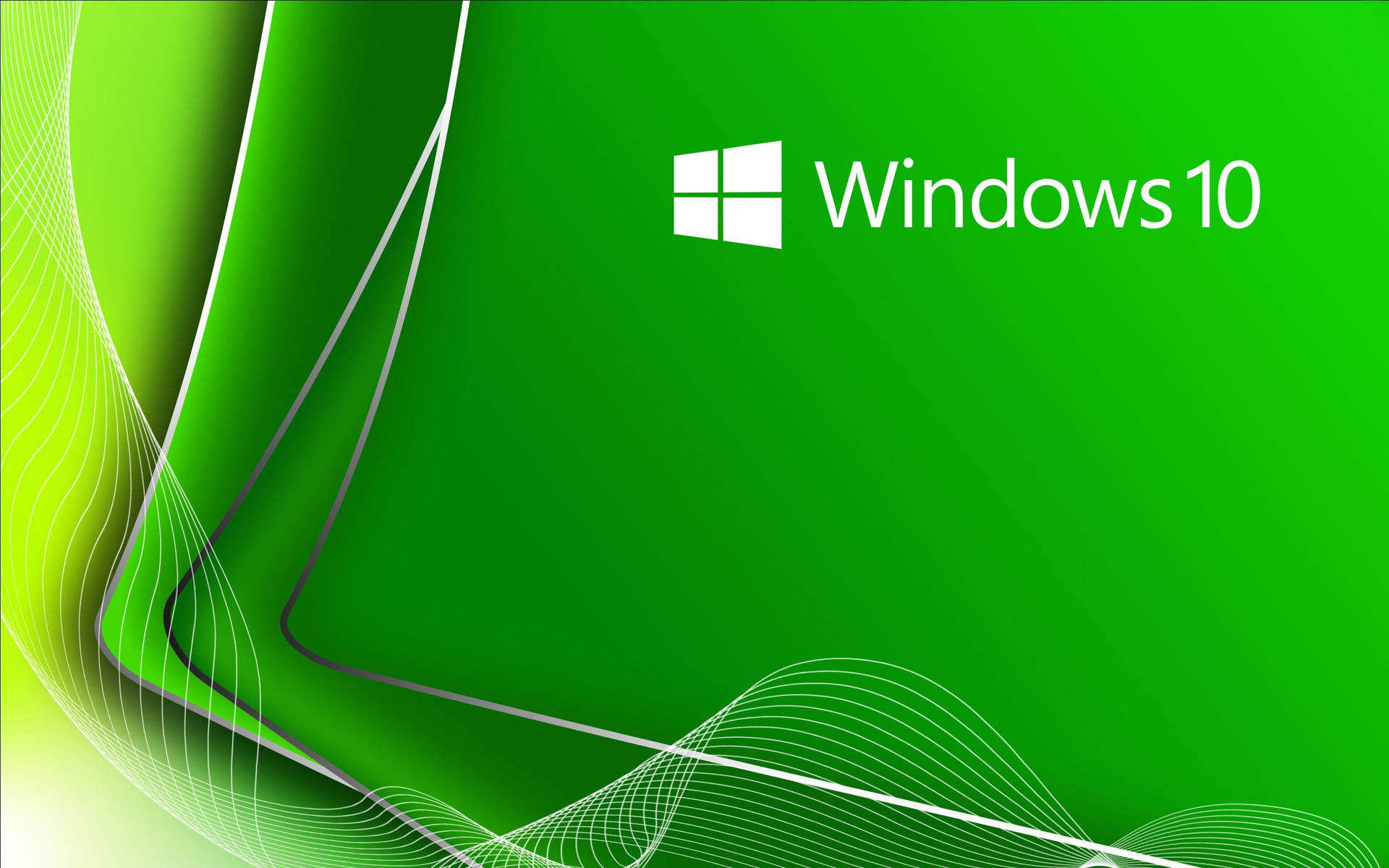 Bright Green Windows 10 Theme