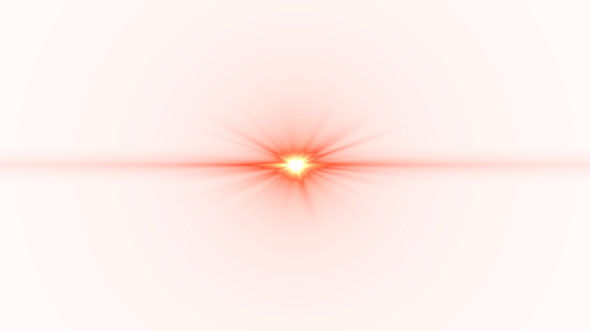 Bright Lens Flare Orange Background PNG