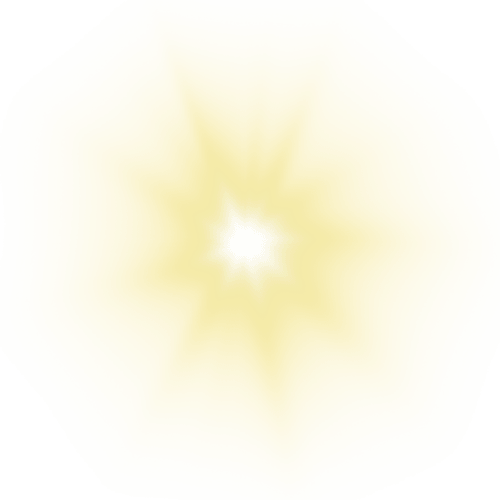 Bright Lens Flare Yellow Background PNG