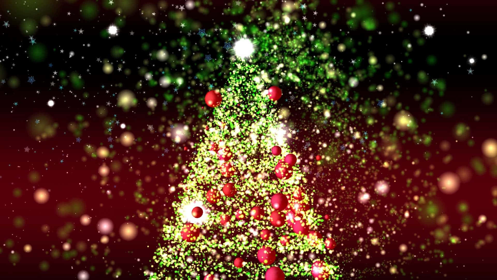 Download Bright Lights High Resolution Christmas Desktop Wallpaper |  