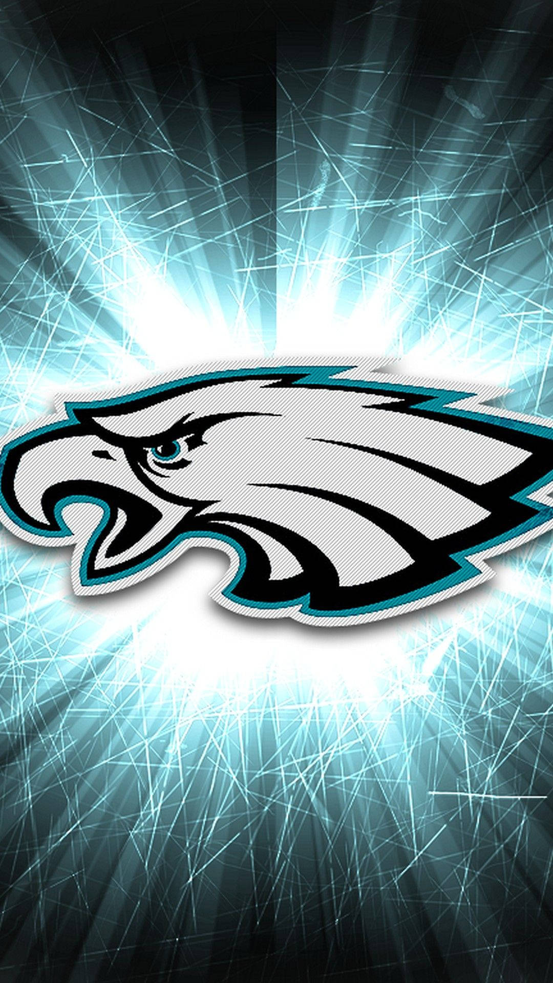 Bright Logo Of Philadelphia Eagles Wallpaper