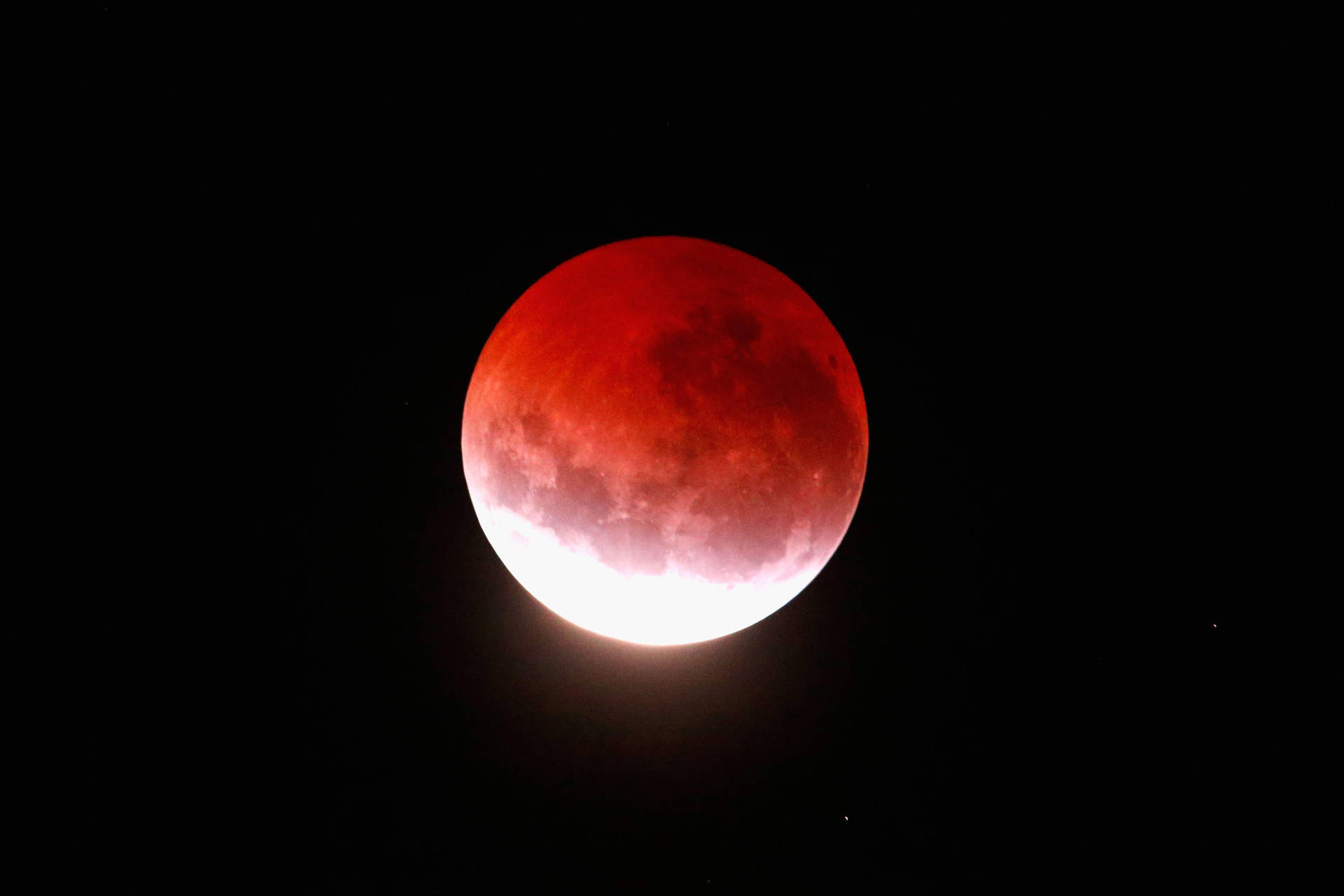 Lunabrillante Del Eclipse Lunar. Fondo de pantalla