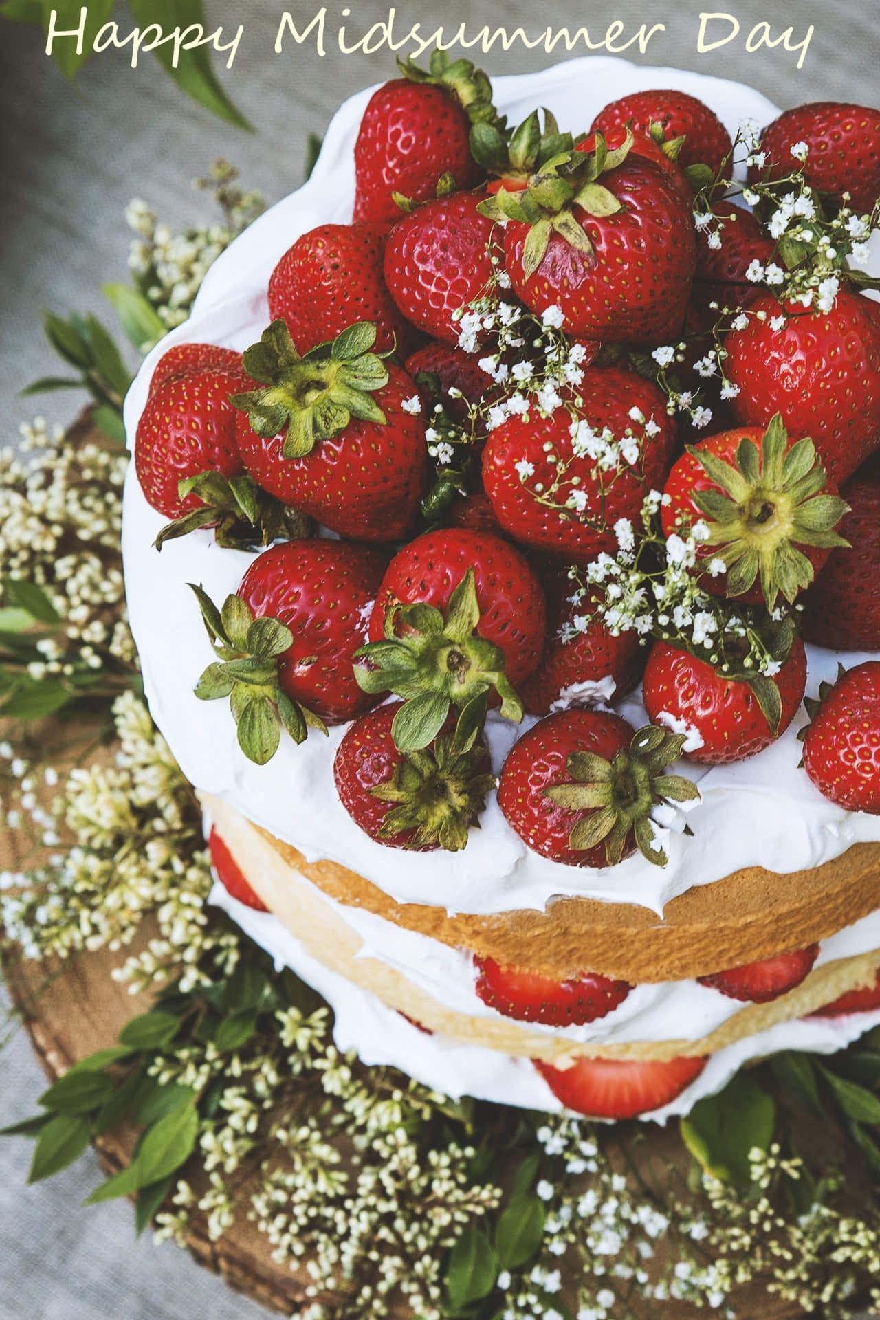 Heldere Midsummer Day Viering Achtergrond