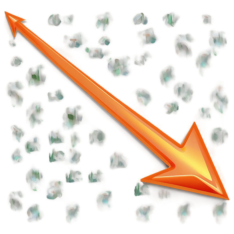 Bright Orange Arrow Clipart Png 85 PNG