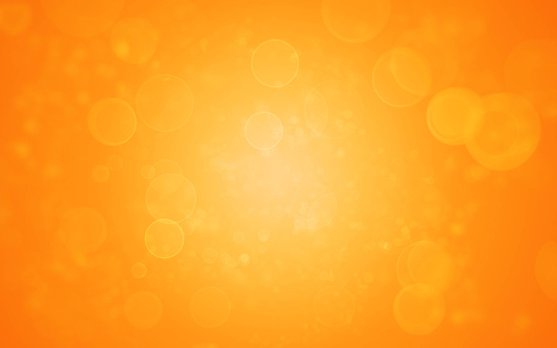Bright Orange Circles Wallpaper