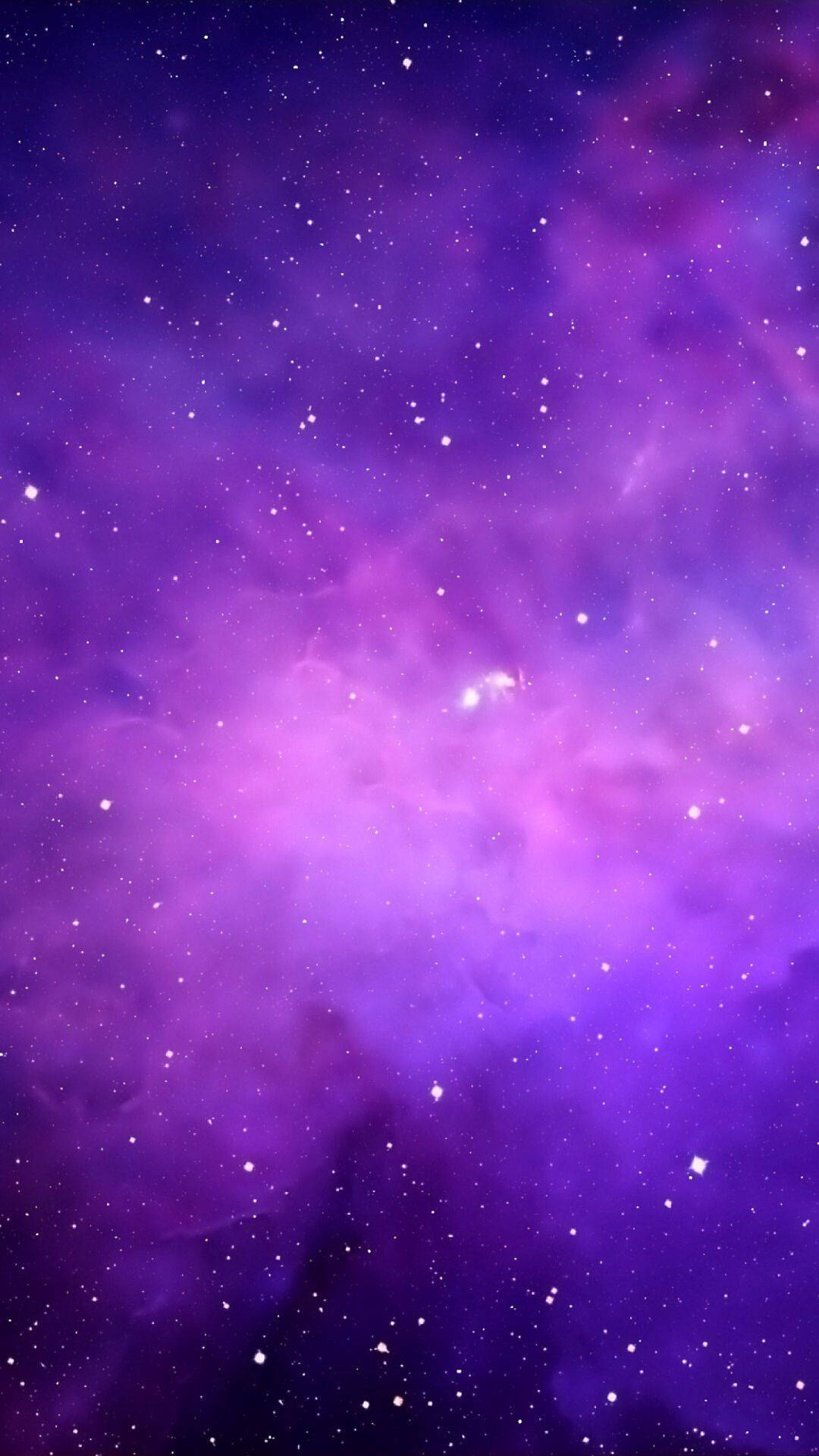 Delve Into the Bright and Majestic Purple Aesthetic Galaxy Wallpaper