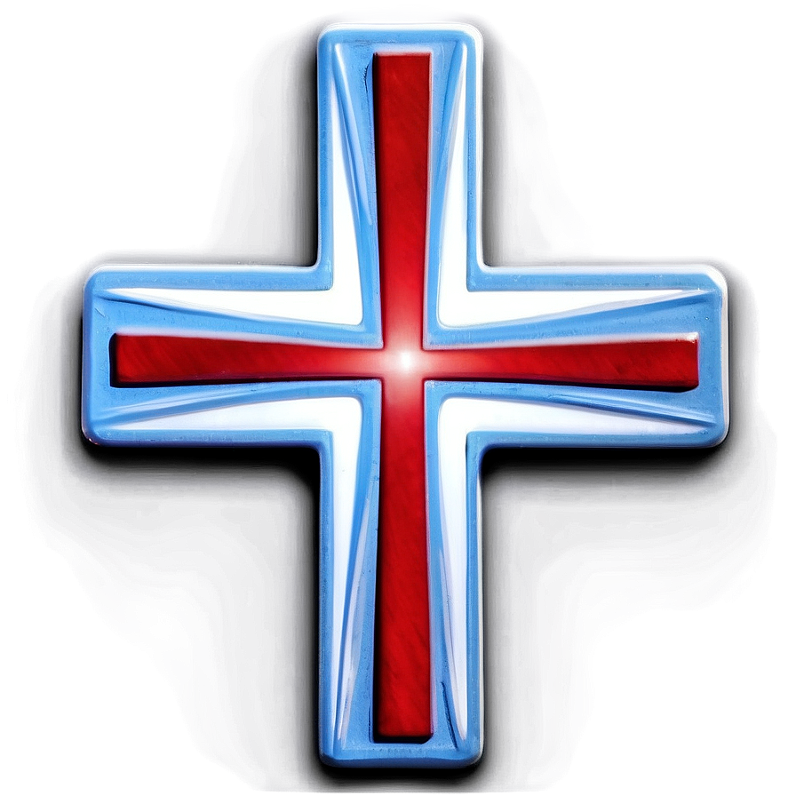 Bright Red Cross Png 96 PNG