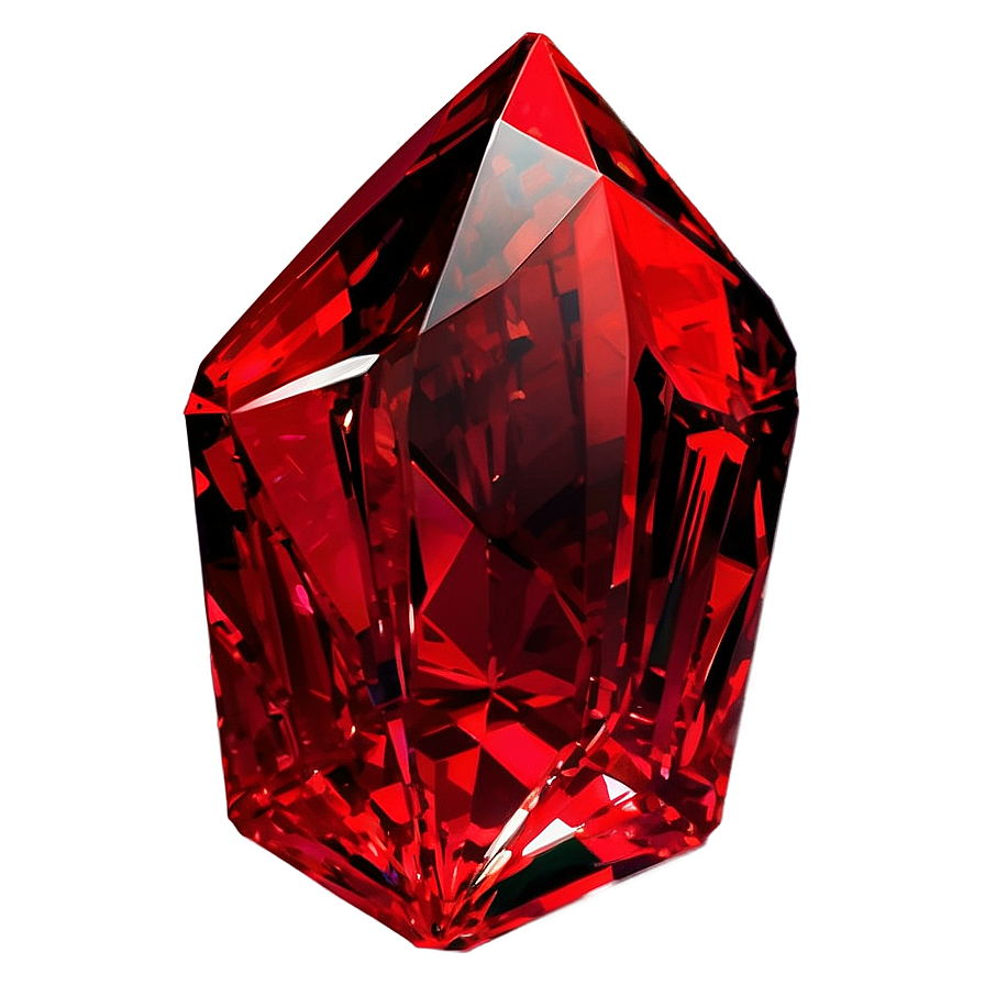 Download Bright Red Crystal Png Ung | Wallpapers.com