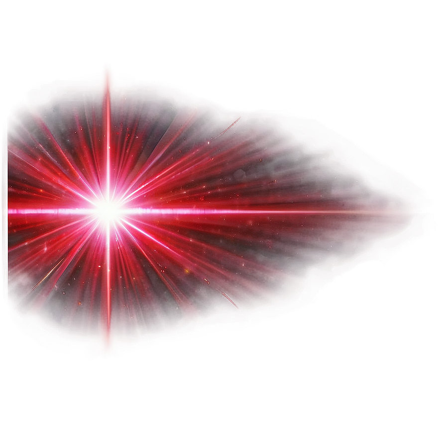 Bright Red Lens Flare Png 06122024 PNG