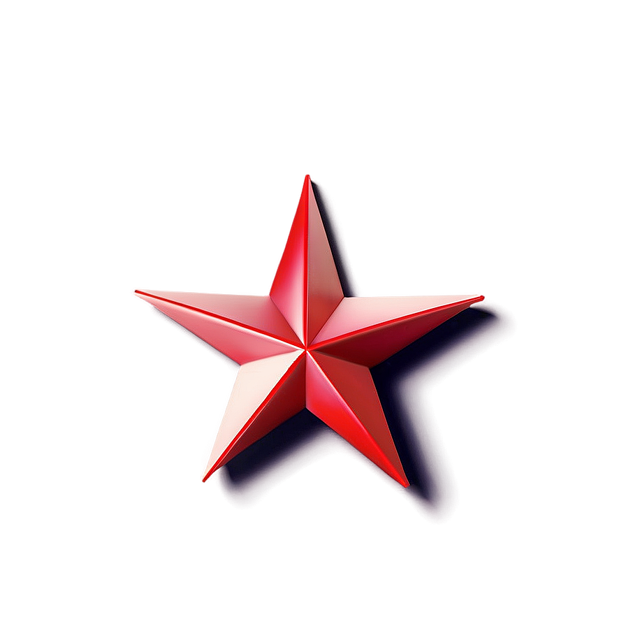 Bright Red Star Png 05232024 PNG