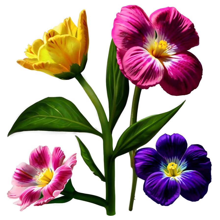 Bright Spring Flower Png Gbn93 PNG