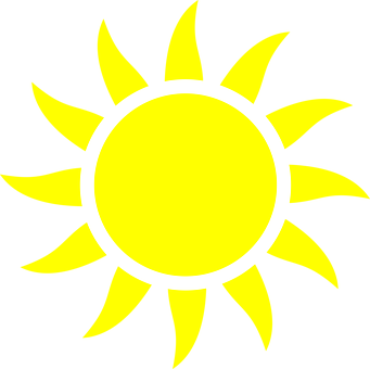 Bright Sun Icon PNG