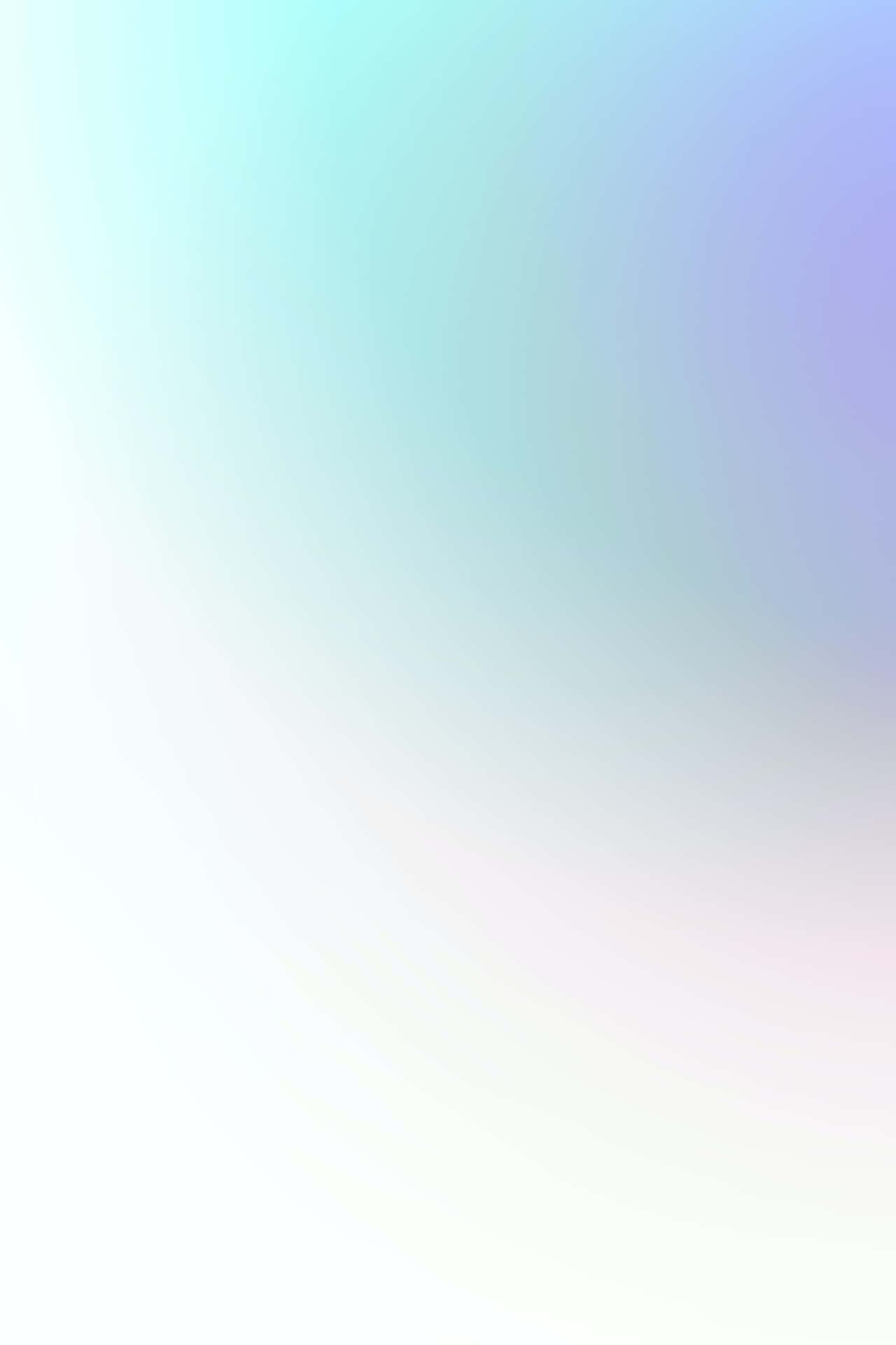 A Blue And White Abstract Background With A Rainbow