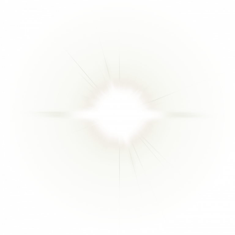 White Lens Flare Effect PNG