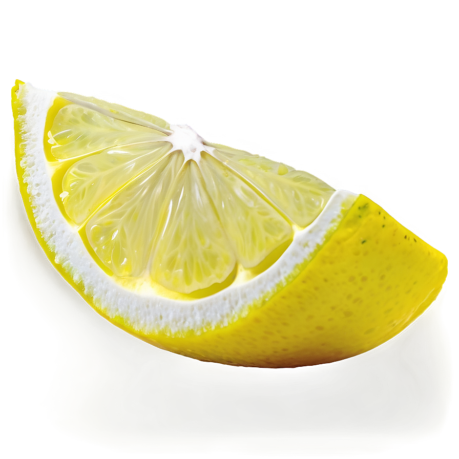 Bright Yellow Lemon Slice Png Pwn4 PNG