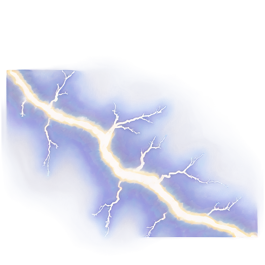 Bright Yellow Lightning Strike Png Slj96 PNG