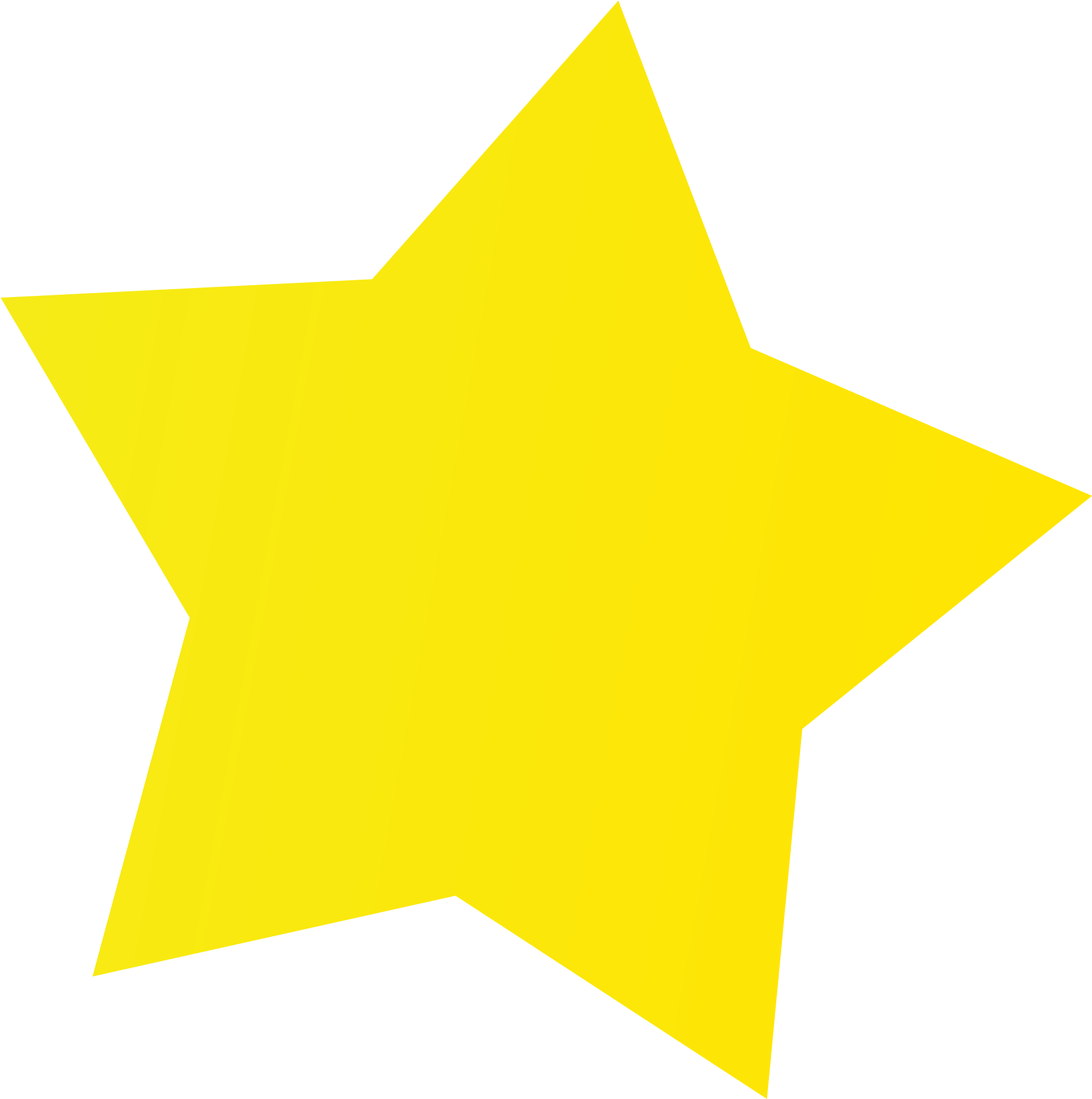Bright Yellow Star Clipart PNG
