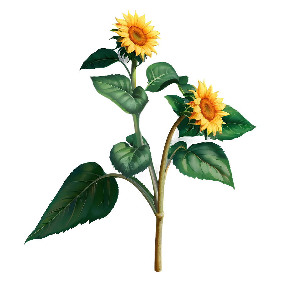 Bright Yellow Sunflower Png 96 PNG