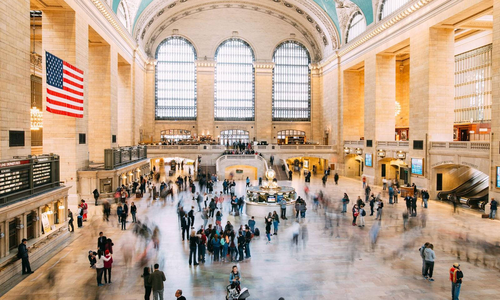 Brightened Grand Central Station Wallpaper