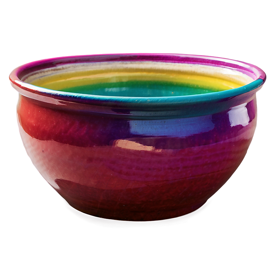 Download Brightly Colored Pot Png Byo | Wallpapers.com