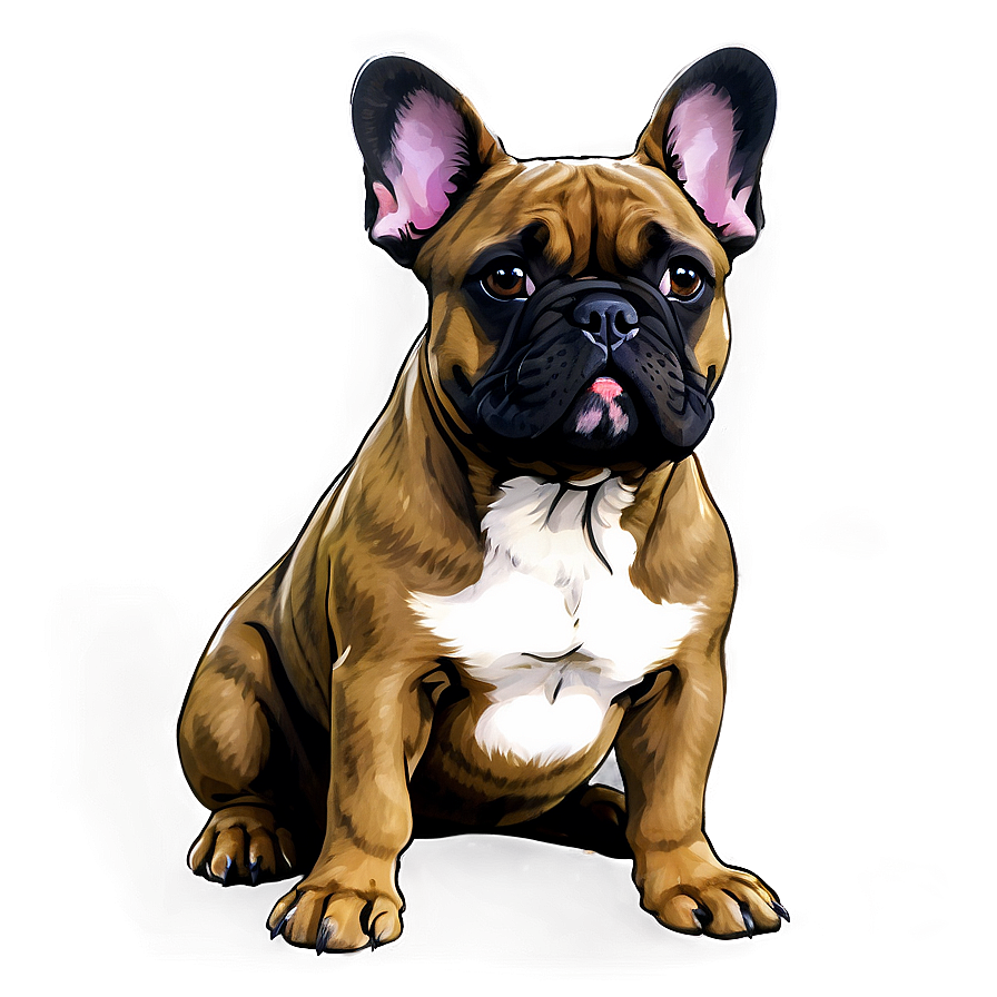 Brindle French Bulldog Png Gjt36 PNG