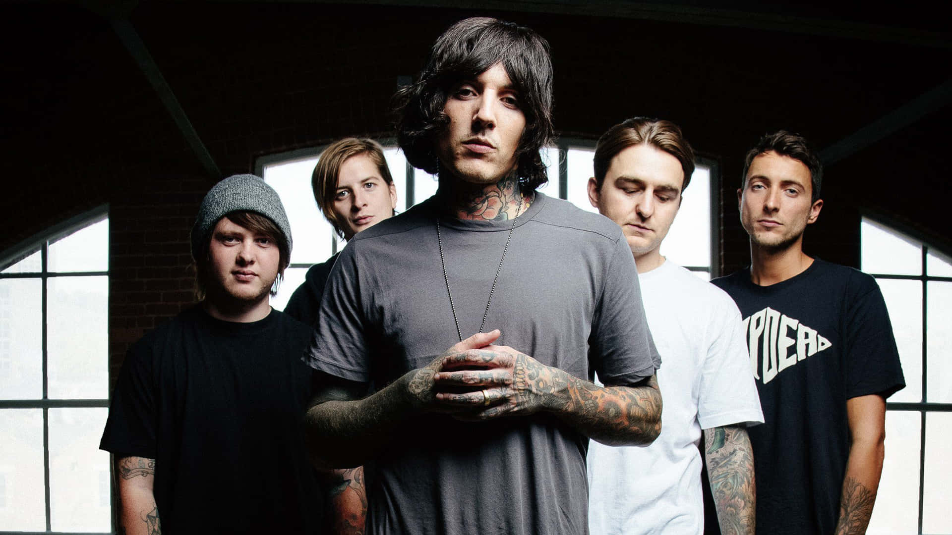 Download Bring Me The Horizon Band Portrait Wallpaper | Wallpapers.com