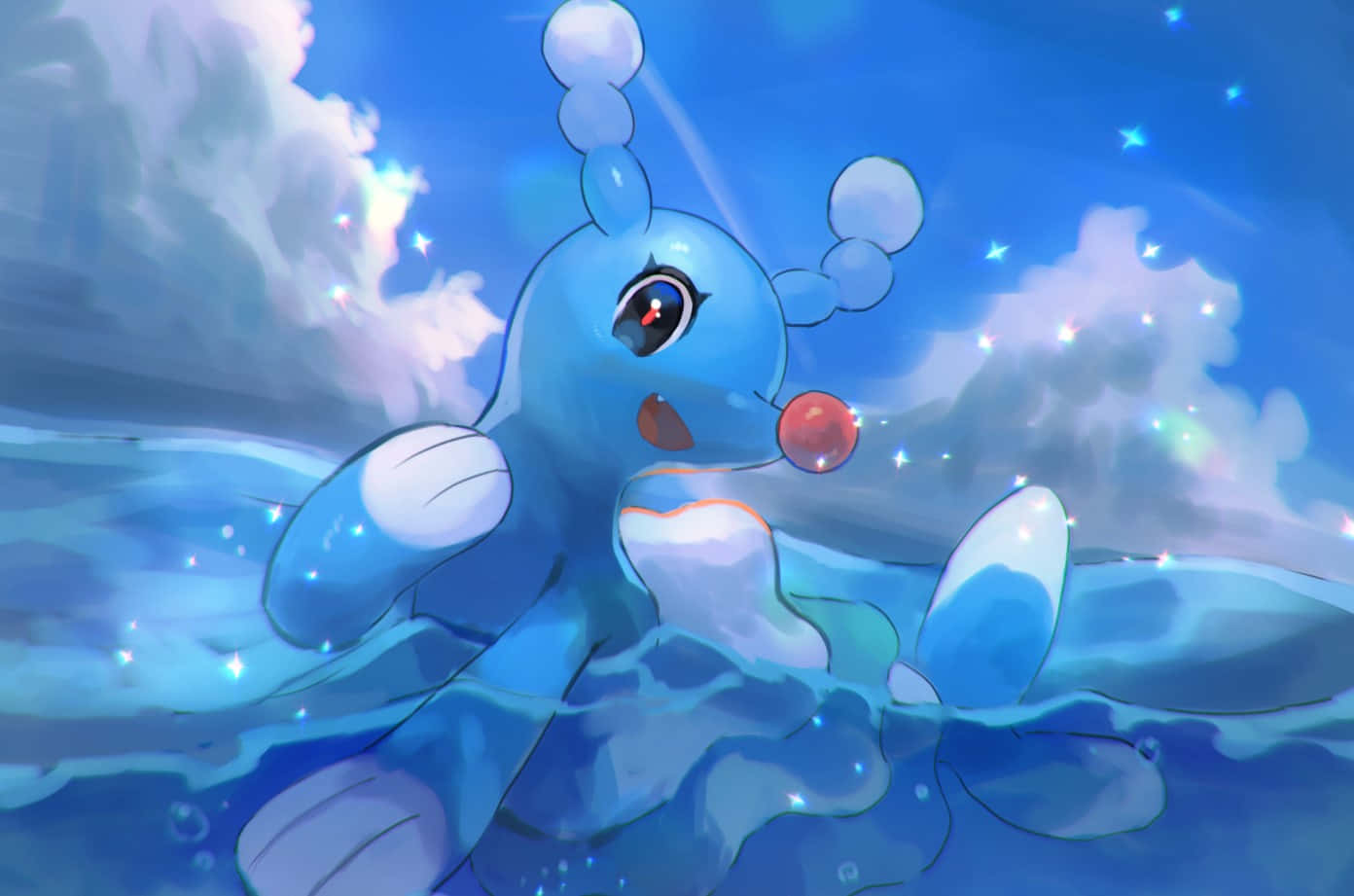 Take a dive into crystal-clear waters in Brionne. Wallpaper